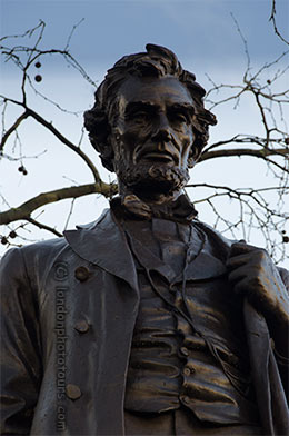 abraham lincoln parliament square westminster london england